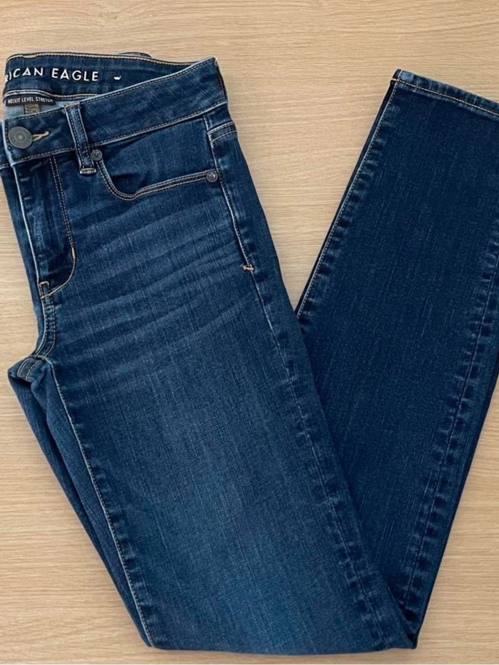 American Eagle Outfitters Dark Wash High-Rise Skinny Jeans
